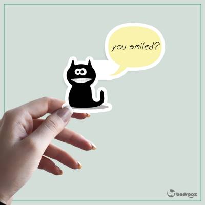 استیکر you smiled