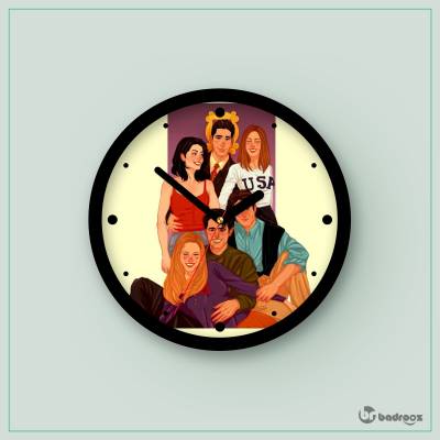 ساعت دیواری  فرندز :)