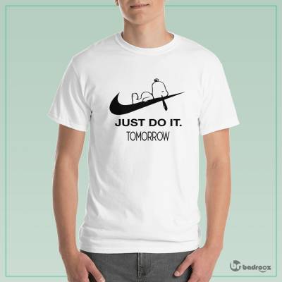 تی شرت مردانه snoopy-just do it