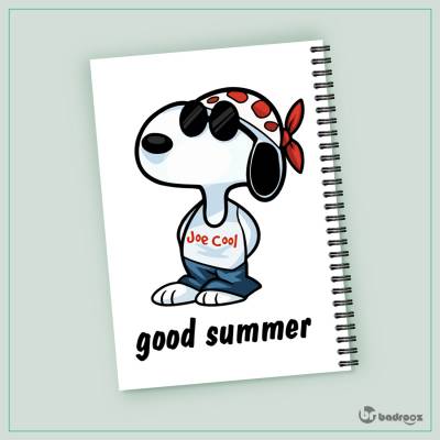 دفتر یادداشت اسنوپی-good summer