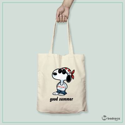 کیف خرید کتان اسنوپی-good summer