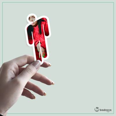 استیکر Red billie