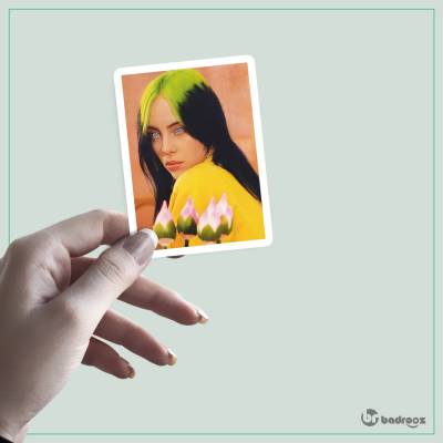 استیکر Billie Eilish art