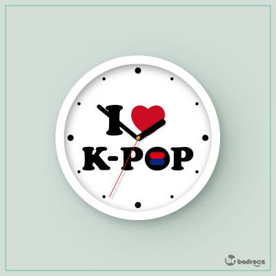 ساعت دیواری  LOVE KPOP-01