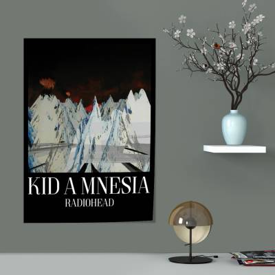 پوستر سیلک Radiohead-Kid A Mnesia album poster