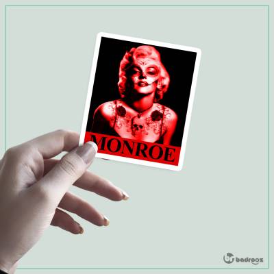 استیکر Monroe RED