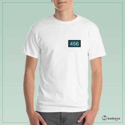 تی شرت مردانه squid game -namber 456