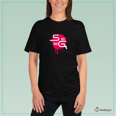 تی شرت زنانه squid game -بازی مرکب