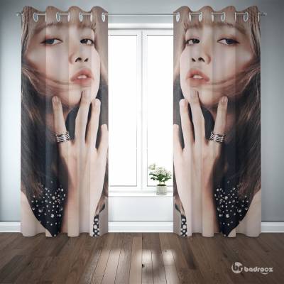 پرده پانچ بلک پینک