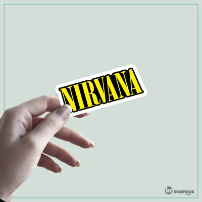 استیکر Nirvana Black