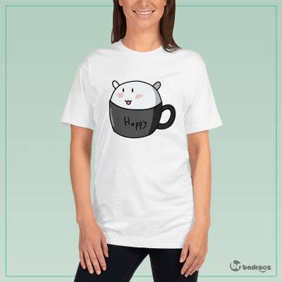 تی شرت زنانه Happy Kitty