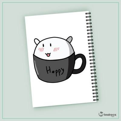 دفتر یادداشت Happy Kitty