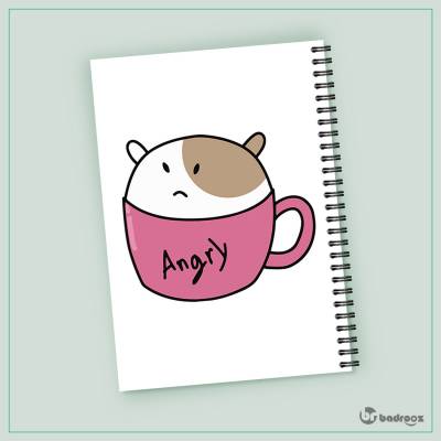 دفتر یادداشت Angry Kitty