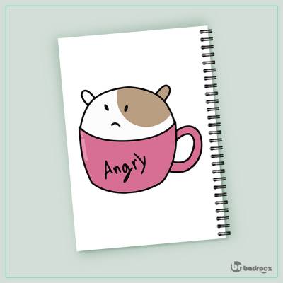 دفتر یادداشت Angry Kitty