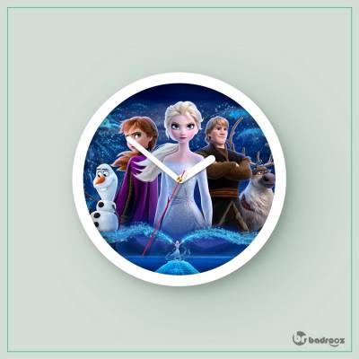 ساعت دیواری  frozen-انا و السا