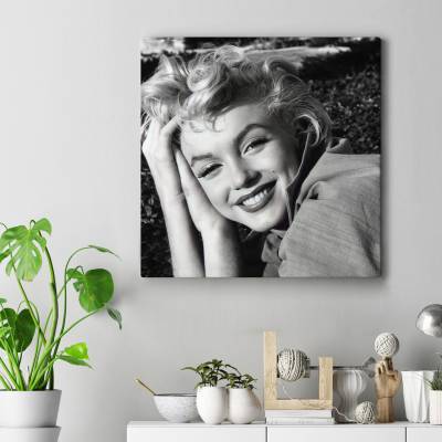 تابلو کنواس مربع .marilyn monroe