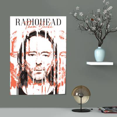 پوستر سیلک Radiohead-Thom Yorke
