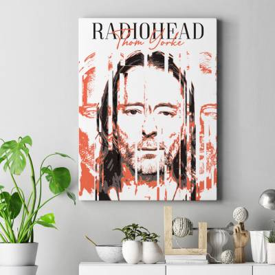 تابلو کنواس Radiohead-Thom Yorke