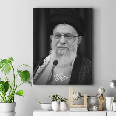 تابلو کنواس  حضرت آیت الله خامنه ای 