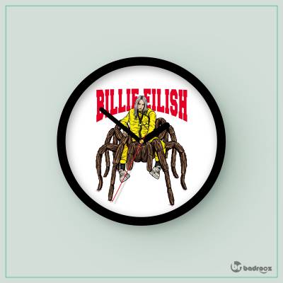 ساعت دیواری  Billie Eilish Spider