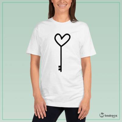 تی شرت زنانه کلید عشق