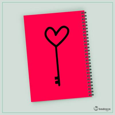 دفتر یادداشت کلید عشق
