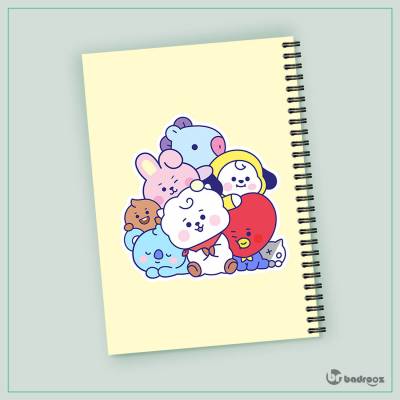 دفتر یادداشت baby bt21 A