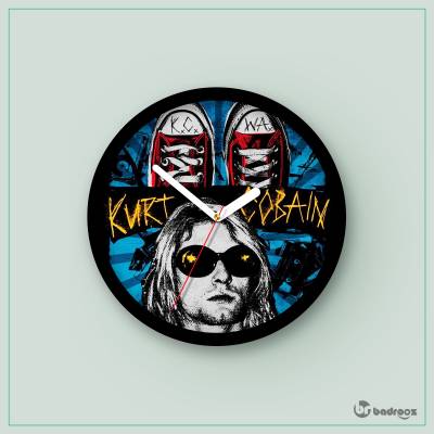 ساعت دیواری  Kurt Cobain