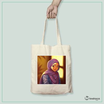 کیف خرید کتان دختر هاوایی