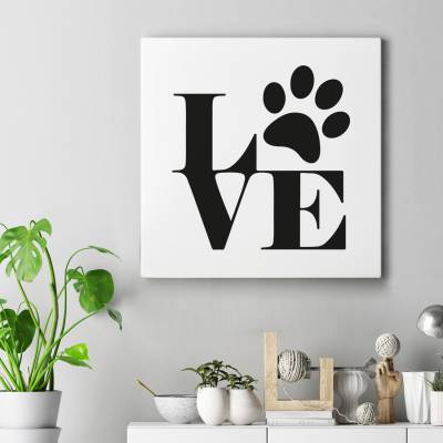 قاب کنواس مربع animals 01