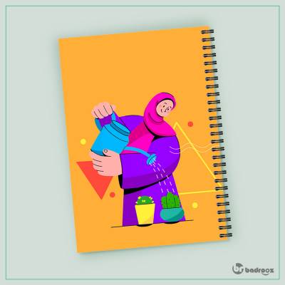 دفتر یادداشت آبیاری گلها