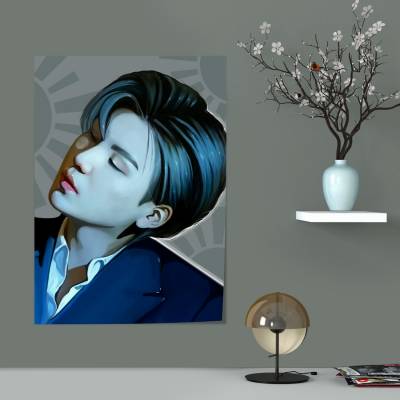 پوستر سیلک suga bts