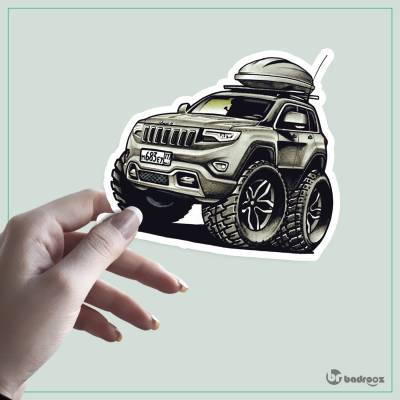 استیکر new jeep offroad