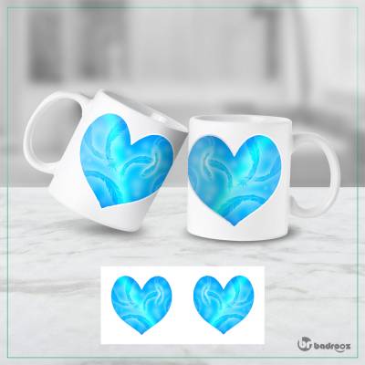 ماگ  Blue heart