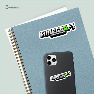 استیکر minecraft logo