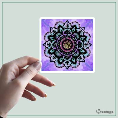 استیکر mandala ماندالا رنگی2