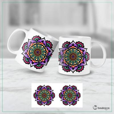 ماگ  mandala ماندالا رنگی6