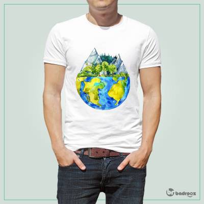 تی شرت اسپرت save the earth 06