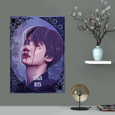 پوستر سیلک BTS SUGA 2