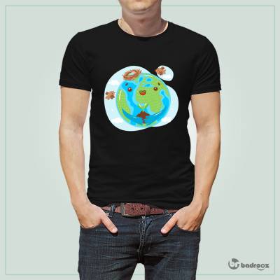 تی شرت اسپرت save the earth 15