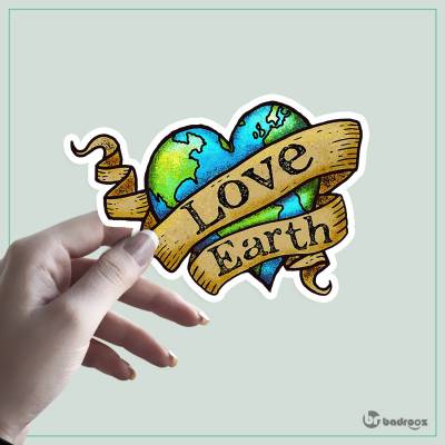 استیکر save the earth 17