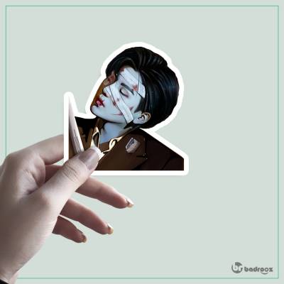 استیکر suga x levi aot