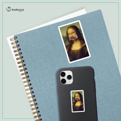 استیکر Mona Lisa Stache V1