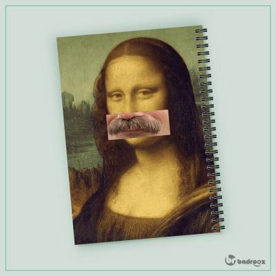 دفتر یادداشت Mona Lisa Stache V1