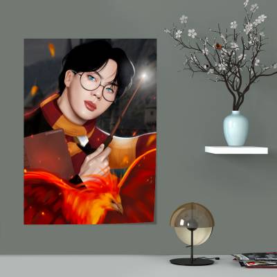 پوستر سیلک Jin X Harry potter