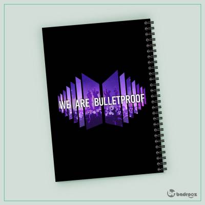 دفتر یادداشت BTS BULLETPROOF - B