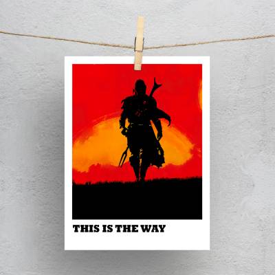 پولاروید Mandalorian x red dead