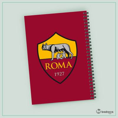 دفتر یادداشت لوگوی آ اس رم AS Roma