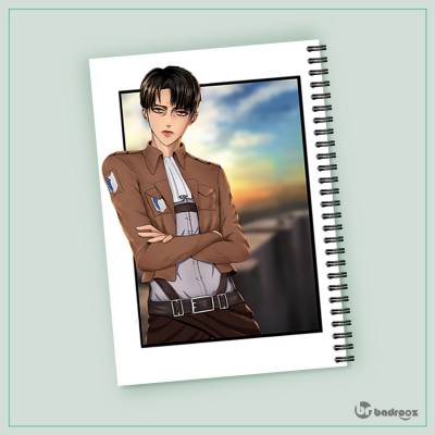 دفتر یادداشت levi ackerman