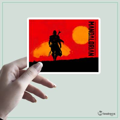 استیکر Mandalorian  x red dead